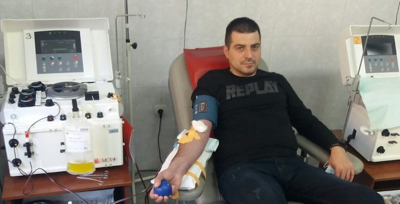 VLASOTINČANIN DONIRAO KRVNU PLAZMU