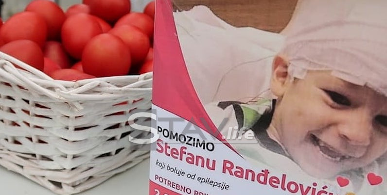 U USKRŠNJOJ AKCIJI PRIKUPLJENO 36 HILJADA ZA STEFANOVO LEČENJE