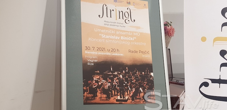 STRINGS – Sinfonijski orkestar ministarstva odbrane „Stanislav Binički“, večeras od 20 sati