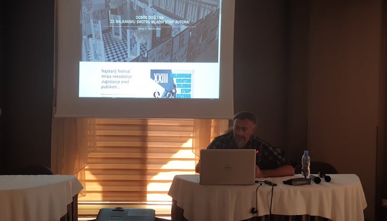 Leskovačka škola stripa na konferenciji u Tirani