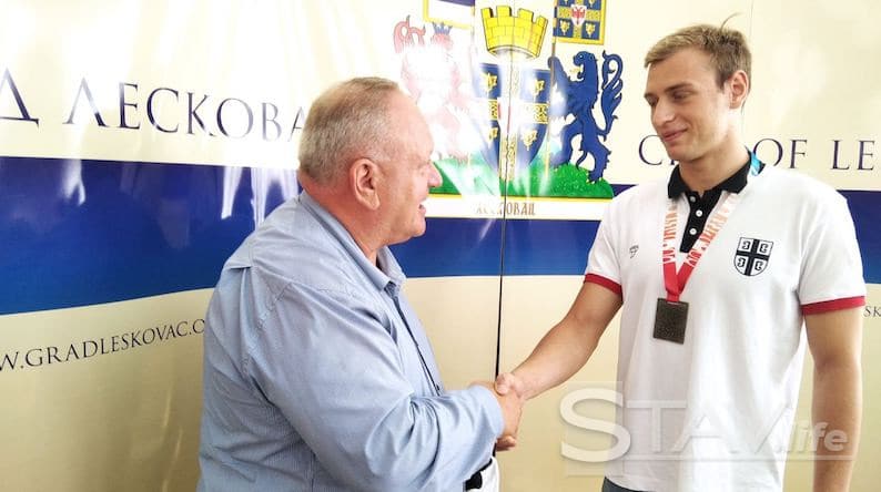 Prijem za najboljeg leskovačkog vatrpolistu