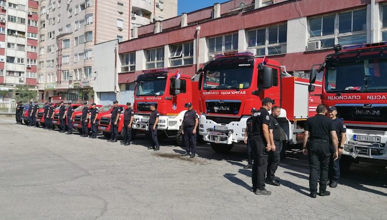 Za vatrogasce iz Niša koji su gasili požar u Grčkoj besplatno letovanje