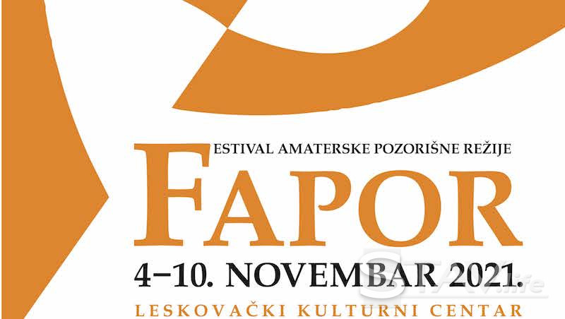 Počinje 9. Festival amaterske pozorišne ražije – FAPOR