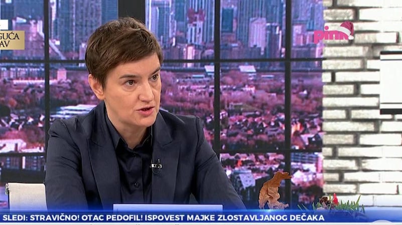 Brnabić – Blizu smo odluke da poništimo ugovore sa kompanijom „Rio Tinto“