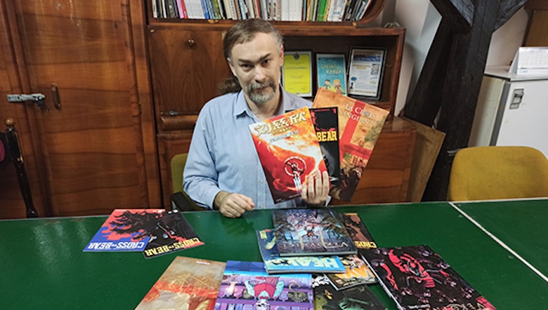 Stojanović je jedini srpski strip scenarista koji radi za francusko, američko i kinesko tržište