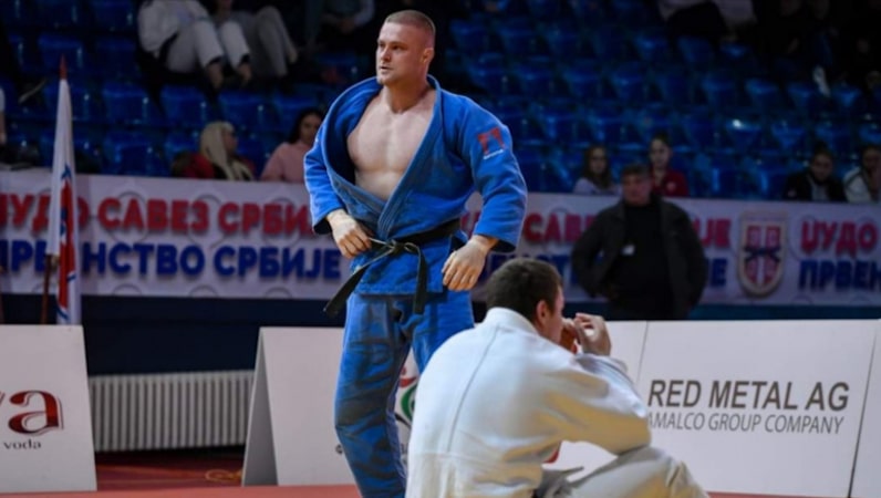 Leskovčanin Milan Mihajlović osvojio bronzanu medalju na prvenstvu Srbije u džudou