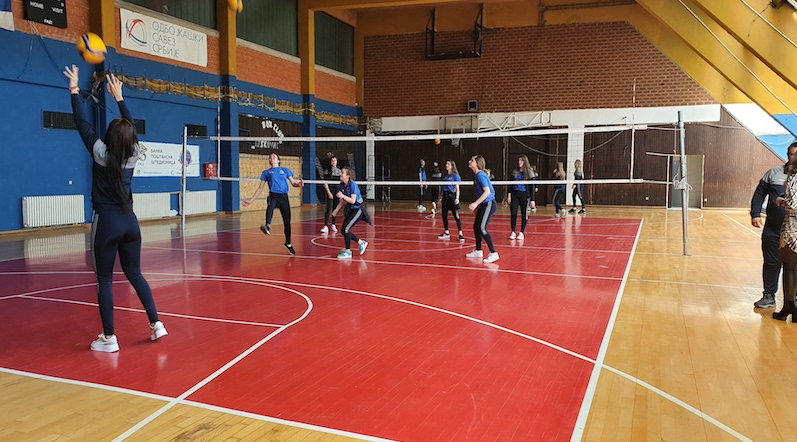 Leskovačke odbojkašice u nedelju čeka važna utakmica, predstavnici lokalne samouprave im pružili podršku