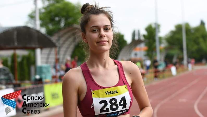 Atletičarka AK „Dubočica“ Tanja Antić prva na finalu kupa Srbije