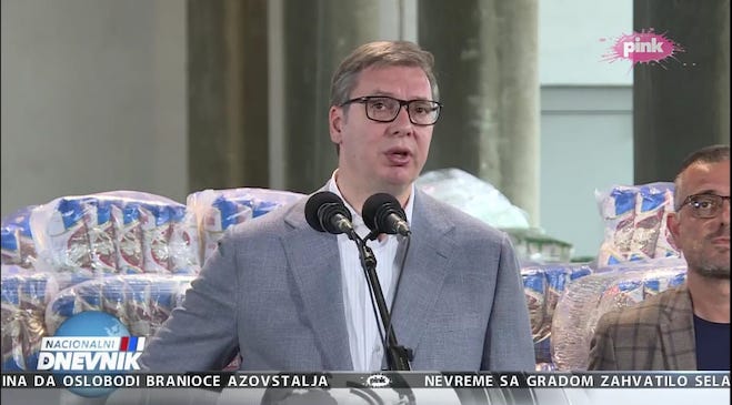 Vučić – U Beogradu je petnaestina robnih rezervi u odnosu na ono što je u Leskovcu