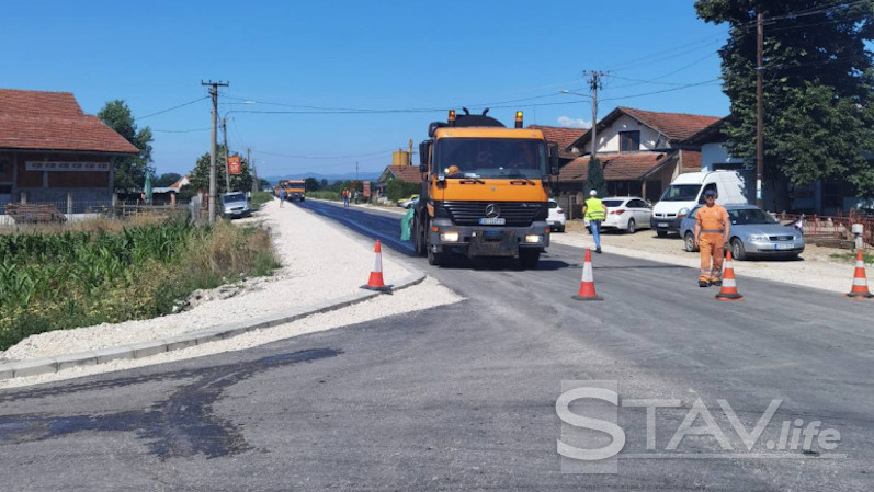 Obustavljen saobraćaj na delu puta Leskovac – Lebane