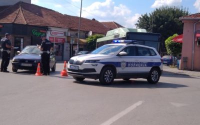 U Leskovcu jedna saobraćajna nezgoda sa materijalnom štetom