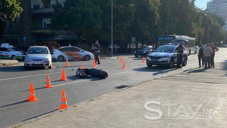 Žena povređena u saobraćajnoj nezgodi u centru grada