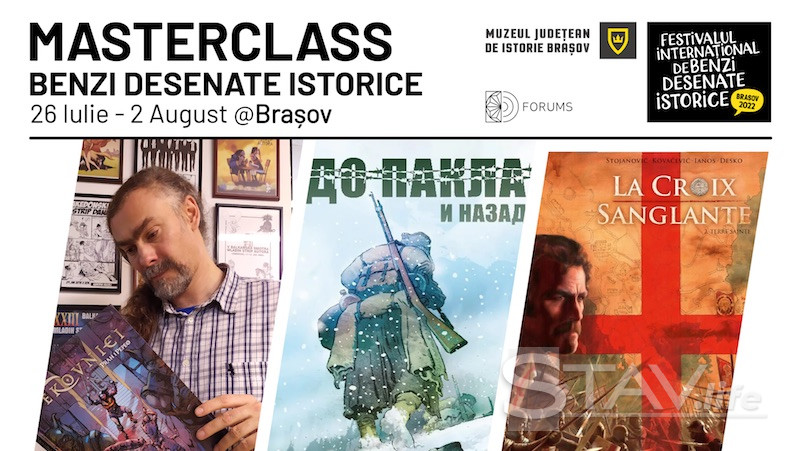 Marko Stojanović održao stripovski master klas u Rumuniji