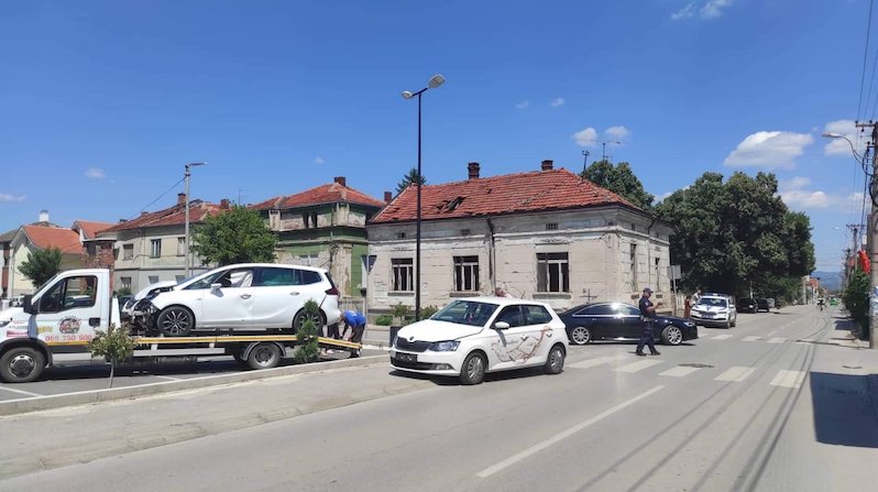 Saobraćajka kod Šajkače u Leskovcu