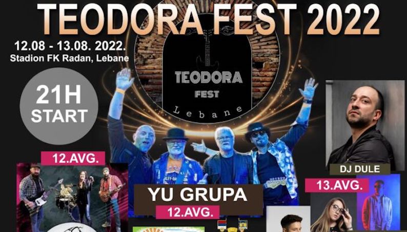 „Teodora Fest“ uz YU grupu, didžejeve i lokalne bendove