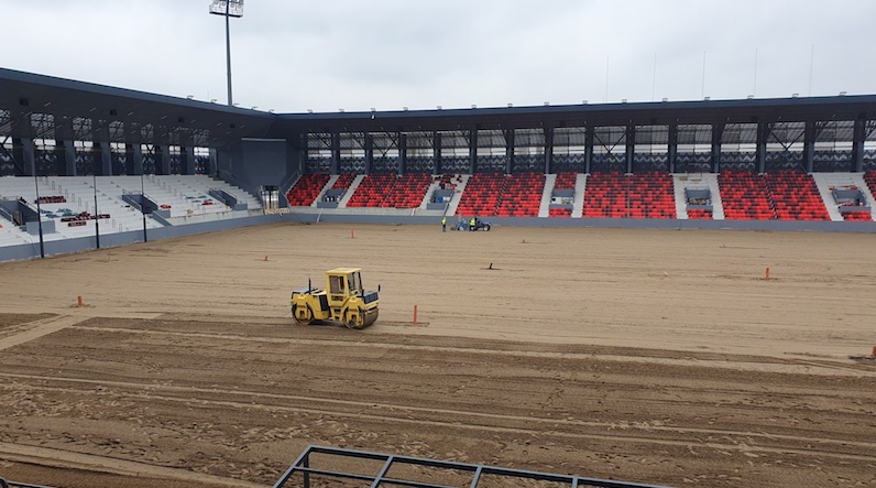 Stadion u Leskovcu biće završen do sredine marta, prve utakmice sredinom aprila