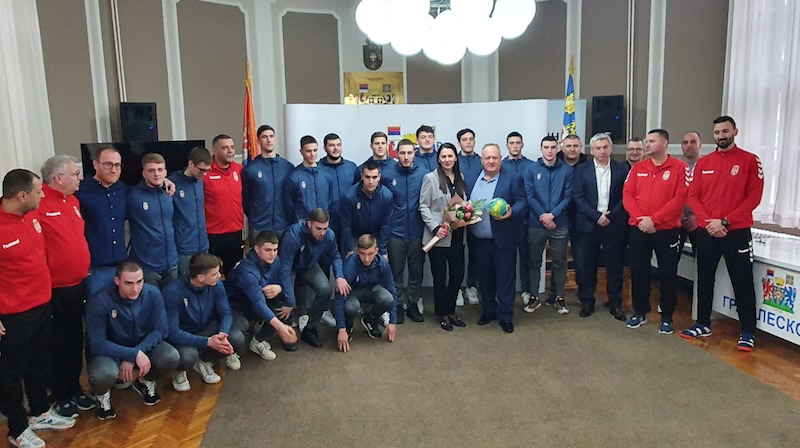 Juniori rukometne reprezentacije  Srbije za Svetsko prvenstvo se pripremaju u Leskovcu
