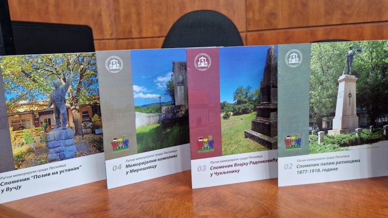 Prestavljena Studija zaštite ratnih memorijala Leskovca