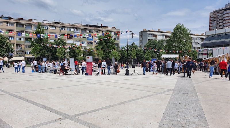 Festival nauke i tehnologije na gradskom trgu u Leskovcu