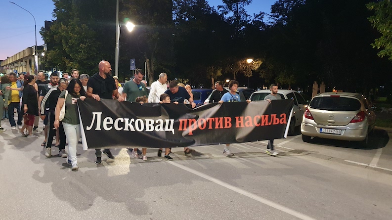 Održana još jedna protestna šetnja u Leskovcu