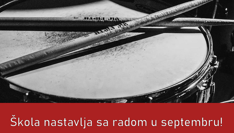 Drum Dum škola bubnjeva „Gorn Trajković Trša“ nastavlja sa radom