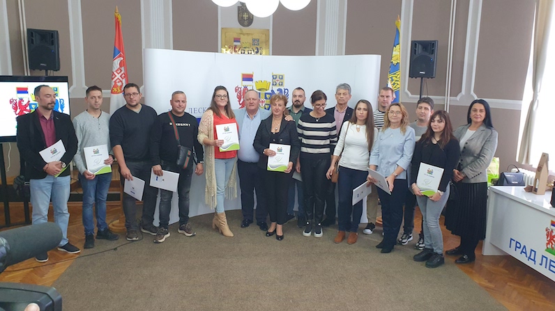 Kroz program Helpa i grada Leskovca 14 nezaposlenih lica je angažovano na stručnoj praksi