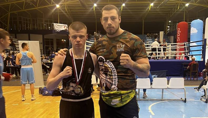 Leskovčanin Mladen Stojanović vicešampion Srbije u boksu u kategoriji juniora