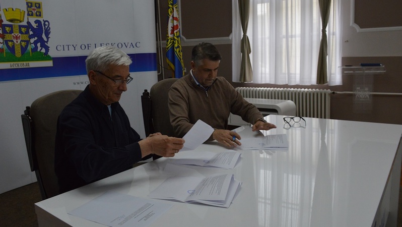 Potpisan ugovor između Grada Leskovca i organizacije Kros RTS