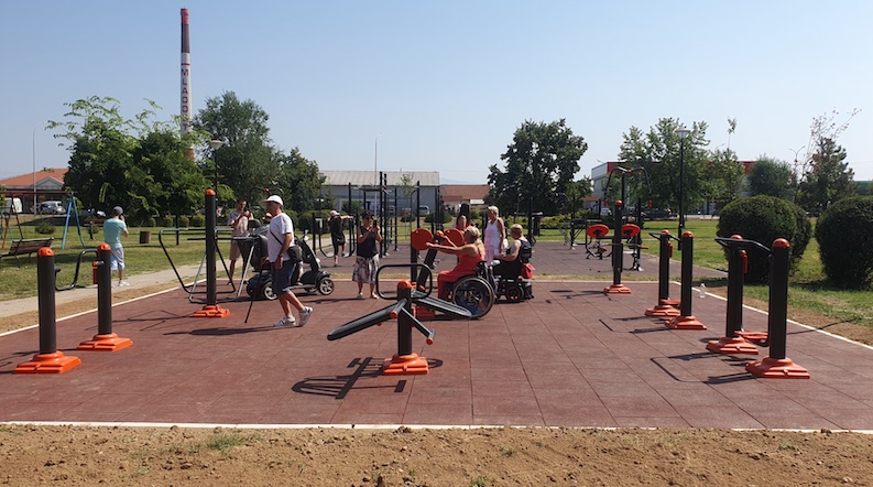 U Leskovcu završena prva teretana za invalide na otvorenom