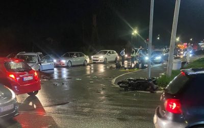 Jedna osoba povređena u saobraćajnoj nezgodi u Leskovcu