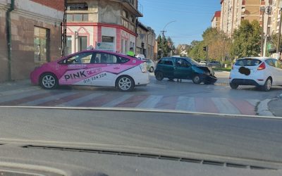 Sobraćajka u centru Leskovca