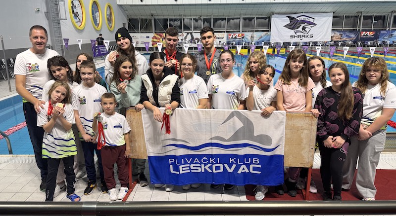 PK „Leskovac“ vratio se iz Skoplja sa brojnim zlatnim medaljama