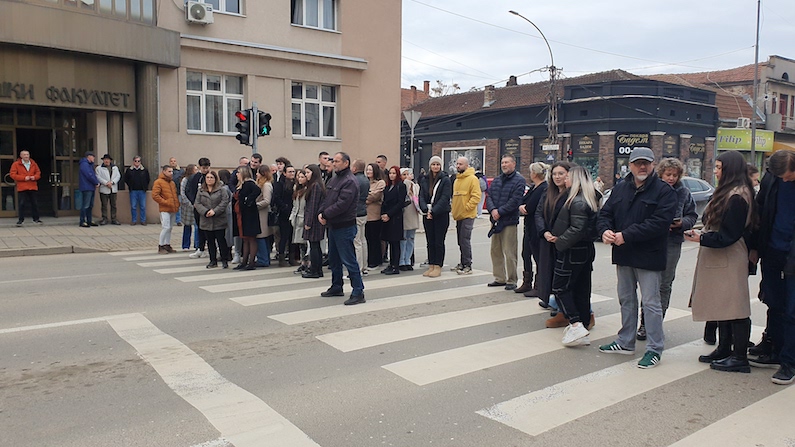 Blokade u Leskovcu – Tehnološki fakultet, Gimnazija, Muzička škola, osnovne škole…