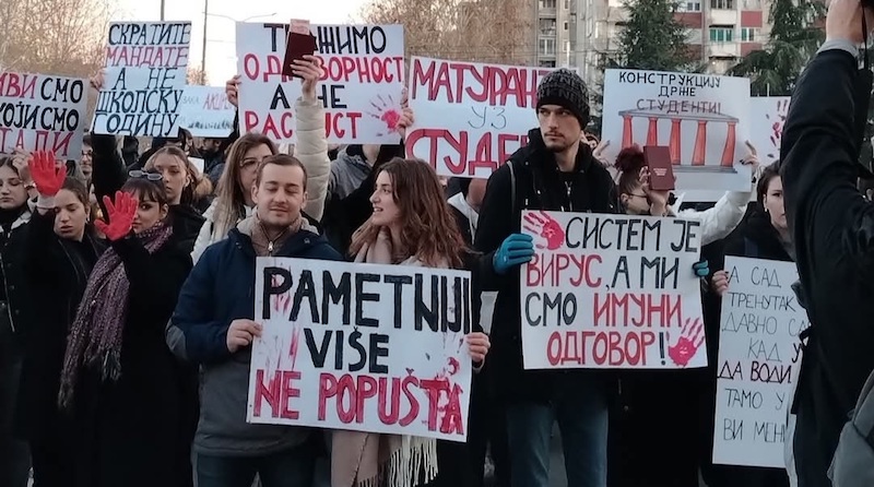 Protesti i u Nišu