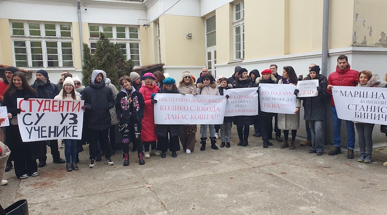 Profesori Muzičke škole u blokadi