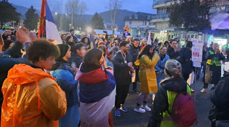 Studenti sa juga poručili u Grdelici: „Pametniji ne popušta, pametniji se organizuje“