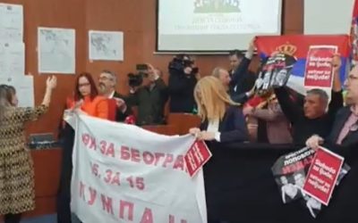 Buran dan u leskovačkoj skupštini