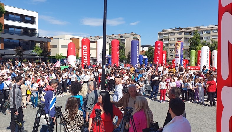 Plamen prijateljstva Plazma Sportskih igara mladih upaljen danas u Leskovcu