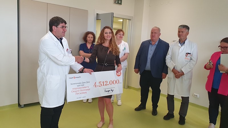 Kompanija „Don Don“ donirala leskovačkoj bolnici ultrazvučni aparat