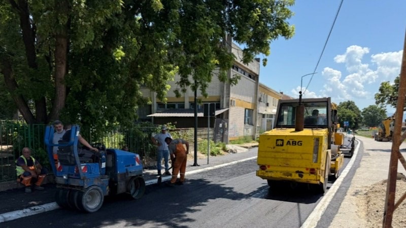Završavaju se radovi u ulici Vlade Đorđevića u Leskovcu