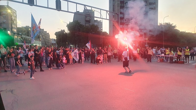 Blokada u Leskovcu:Ovo nije protest studenata ovo je protest razuma (video)