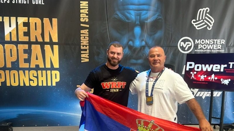Žika Marković iz Leskovca osvojio zlato na Evropskom prvenstvu u dizanju tegova