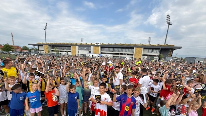 Festival bazičnog fudbala za mališane uoči večerašnjeg meča Srbija-Andora