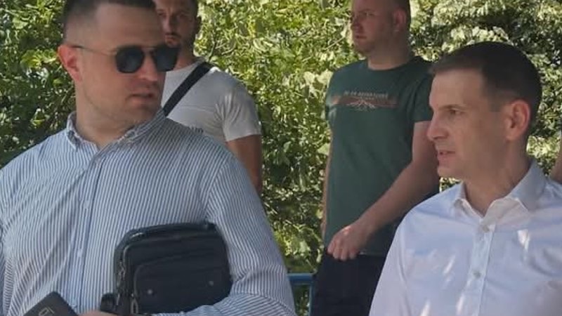 Miloš Jovanović u poseti Vlasotincu