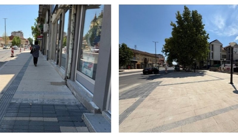 Završeno više od polovine radova na troterima u centru Leskovca