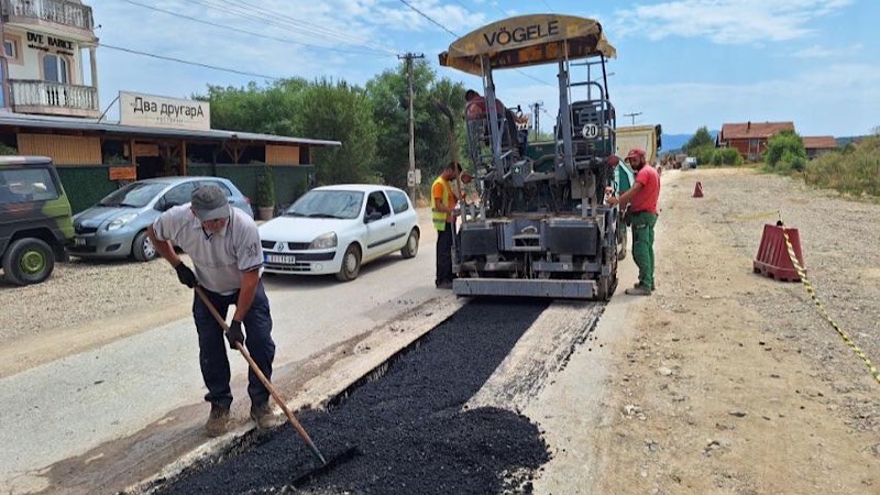 Završavaju se radovi na sanaciji ulice Miloša Obilića u Donjoj Jajini