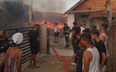 Izgorela kuća u naselju Slavko Zlatanović u Leskovcu