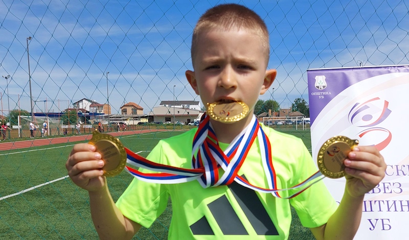 Sedmogodišnji šampion iz Кumareva Viktor Кostić osvaja Srbiju