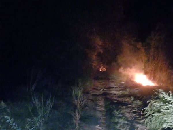 Požar na otvorenom u atarima Vinarca