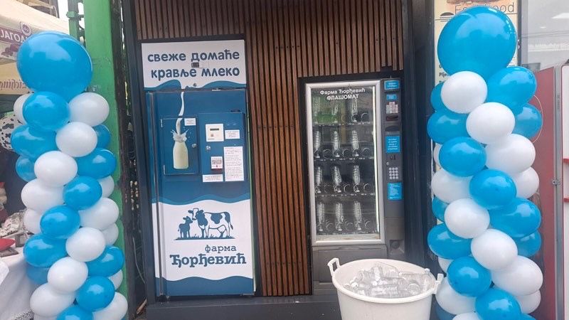 Leskovac dobio prvi mlekomat, zahvaljujući porodici Đorđević